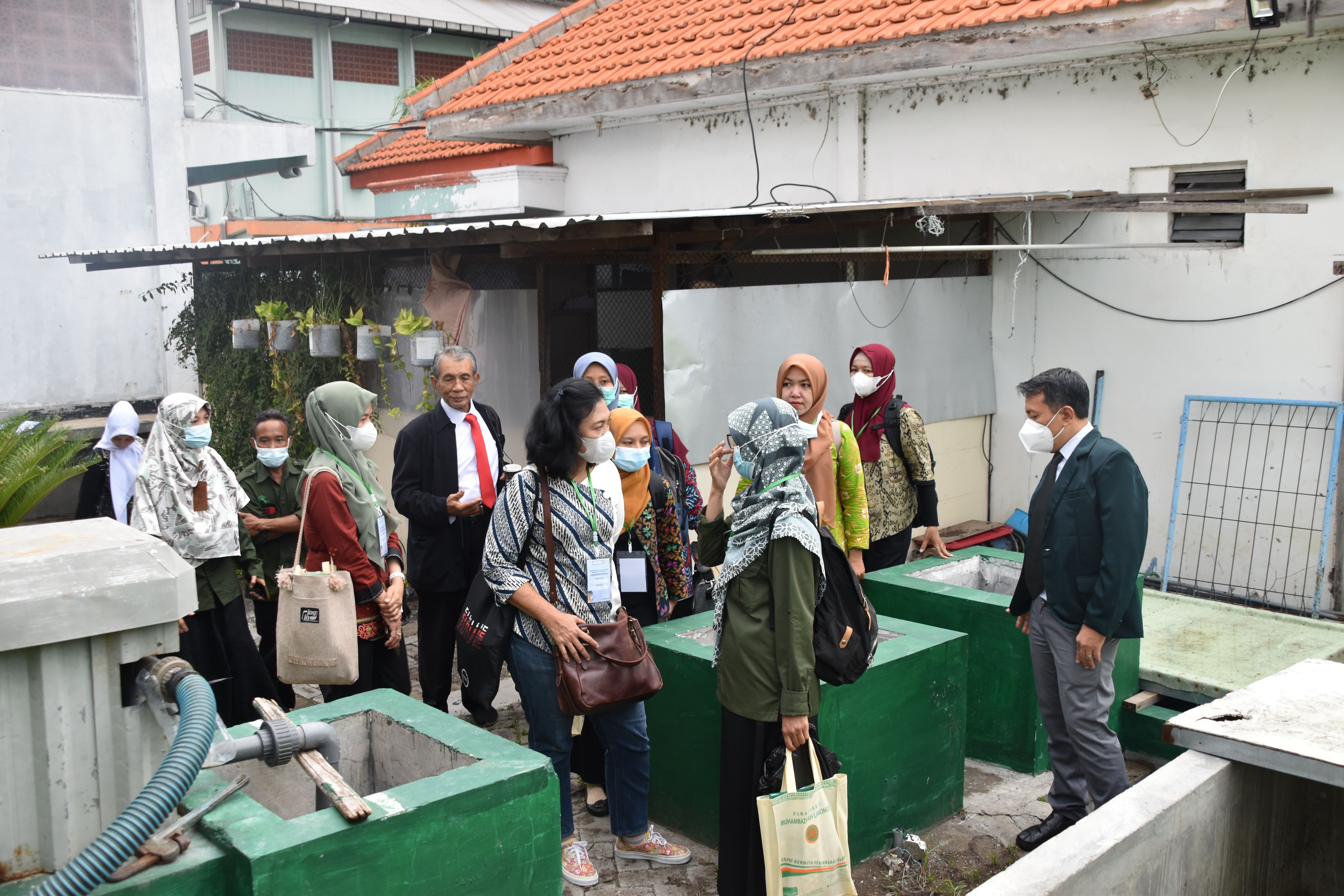 Sertifikasi Klaster Pelaksanaan Inspeksi Kesehatan Lingkungan Pengamanan Limbah Fasyankes  TUK Rumah Sakit Muhammadiyah Lamongan 2 Desember 2023